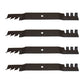 Qty 4: Toothed Mulching Blade  Fits Toro Replaces 106-2247-03