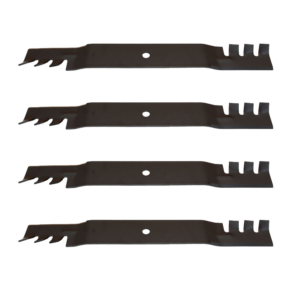 Qty 4: Toothed Mulching Blade  Fits Toro Replaces 106-2247-03