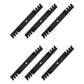 Qty 6: Toothed Mulching Blade Fits Exmark Replaces 106-2247-03