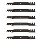 Qty 6: Toothed Mulching Blade Fits Exmark Replaces 106-2247-03