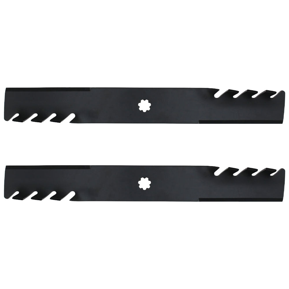Set of 2 Mower Mulching Predator Blades Fits John Deere 38" AM100946 AM100991 M154159