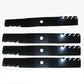 4 Pack 396-709 G6 Toothed Blade Fits John Deere M112991 M82408 M83459 M84472