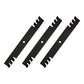 Qty 3: 20.5" Mulching Blade Fits John Deere Replaces TCU13195