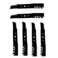 Qty 6: Mulching Blade Fits John Deere Replaces AM100946