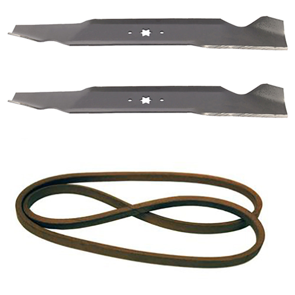 Fits Cub Cadet LTX1045 LTX1046 LTX1046VT 46 Lawn Tractor Mower Belt Blade Combo