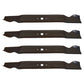 4 Pack Blades for MTD Fits Cub Cadet 100 series LTX 46" 942-04244 942-04290 1295