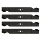 Qty 4: Standard Lift Mower Blade Fits Rotary Replaces 12956