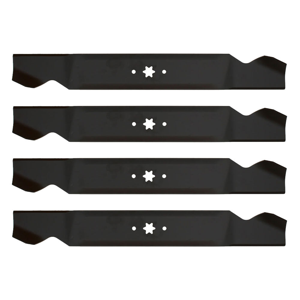 Qty 4: Standard Lift Mower Blade Fits Rotary Replaces 12956