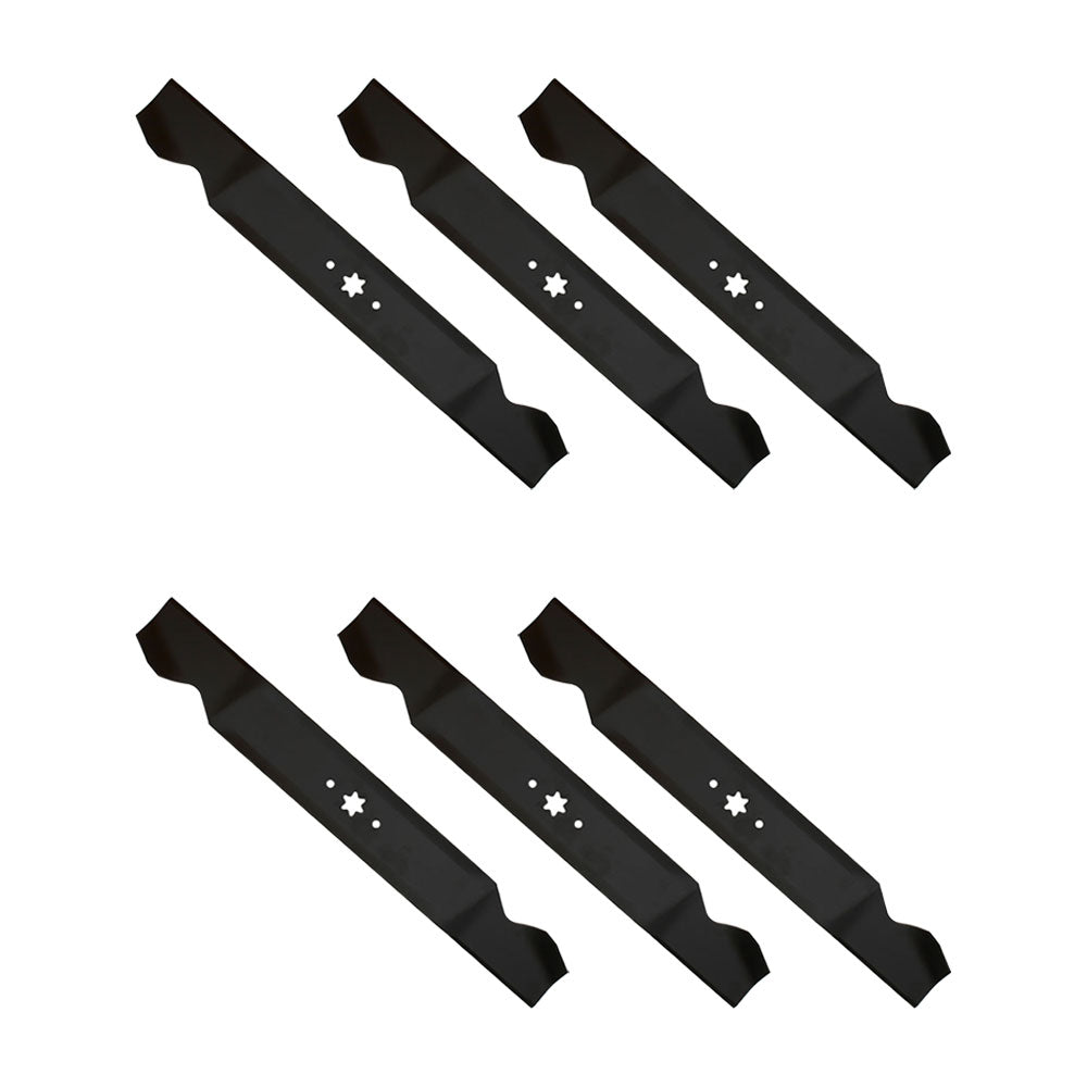 Qty 6: Standard Lift Mower Blade Fits Rotary Replaces 12956