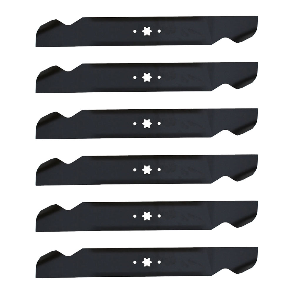 6 Lawn Mower Blades fits MTD Riding Mower 46" Deck 942-04244A 942-04290