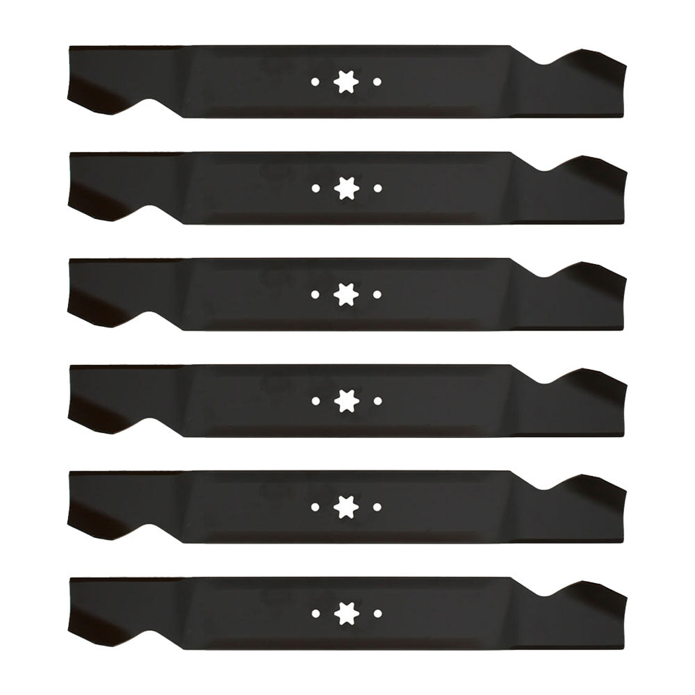 Qty 6: Standard Lift Mower Blade Fits Cub Cadet Replaces 742-04244