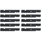 (10) XHT Notched High Lift Blades fits Scag Models Replaces Part Number 481710