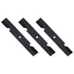 (3) XHT Notched Fits Hi-Lift Blades fits Scag Models Replaces Part Number 481710