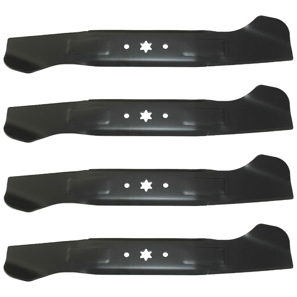 Qty 4: High Lift Mower Blade Fits Troy Bilt Replaces 742-04244A