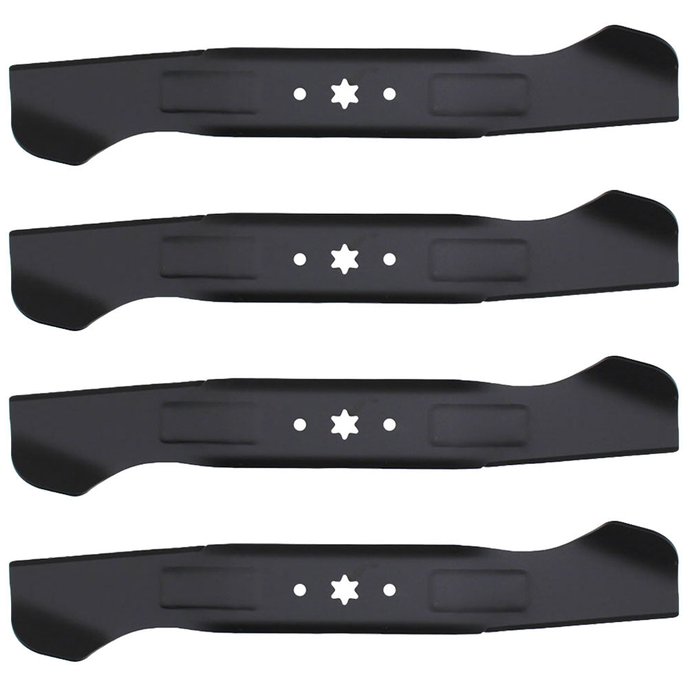 Qty 4: High Lift Mower Blade Fits MTD Replaces 742-04244