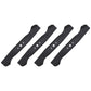 Qty 4: High Lift Mower Blade Fits Troy Bilt Replaces 742-04244A