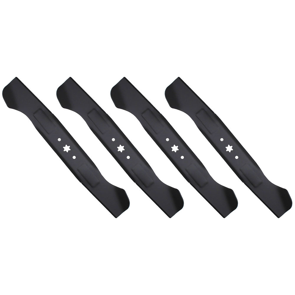 (4) pack Blades 46" Deck Fits Cub Cadet XT1-LT46 XT2-LX46 Mowers
