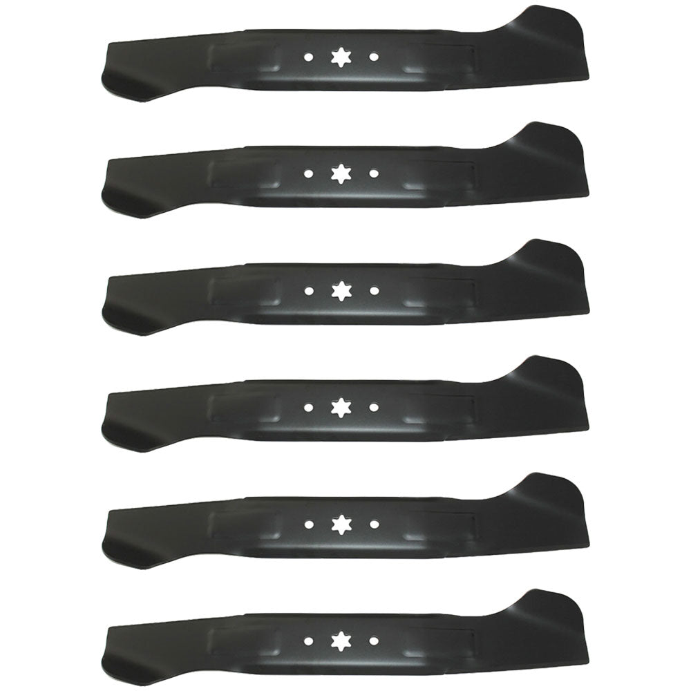 Qty 6: High Lift Mower Blade Fits Yard Man Replaces LAB50-0151_x6