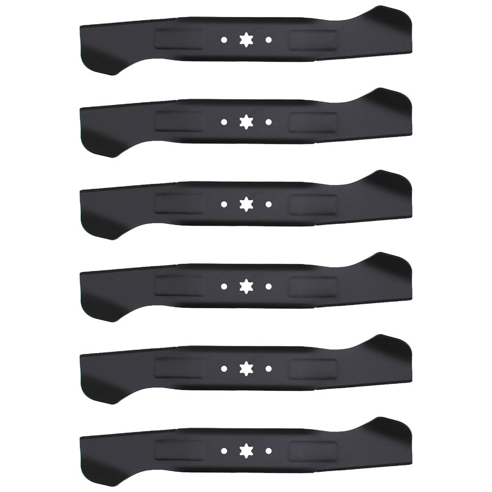 Qty 6: High Lift Mower Blade Fits Cub Cadet Replaces 490-110-C131