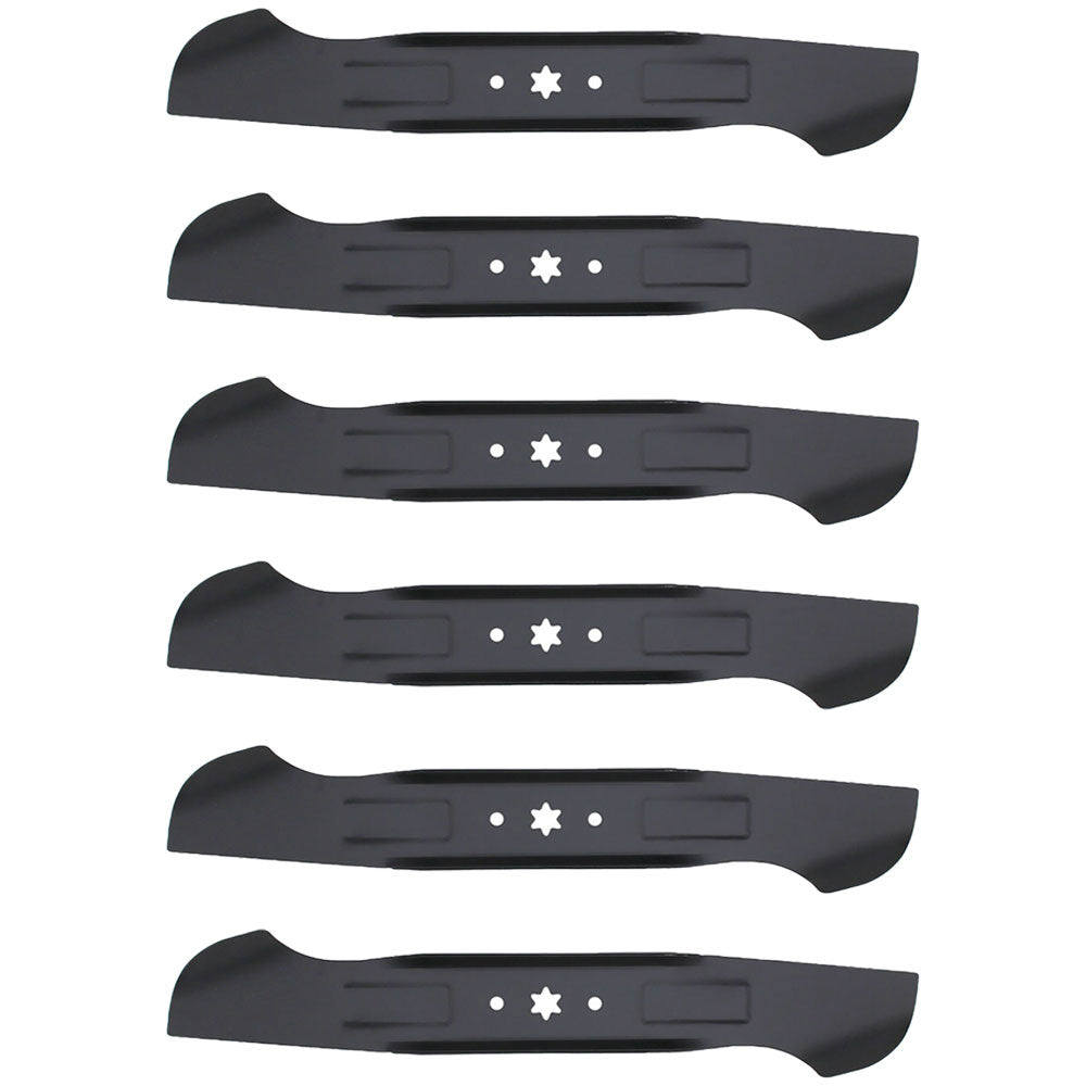 Qty 6: High Lift Mower Blade Fits Cub Cadet Replaces 490-110-C131