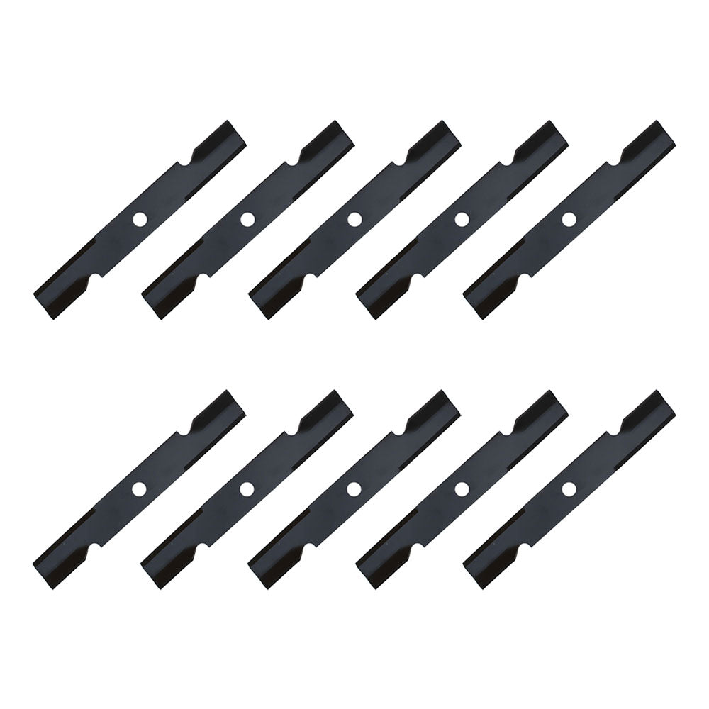 Qty 10: Notched Air-Lift Mower Blade
 Fits Toro Replaces 103-6387