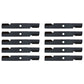 Qty 10: Notched Air-Lift Mower Blade
 Fits Toro Replaces 103-6387