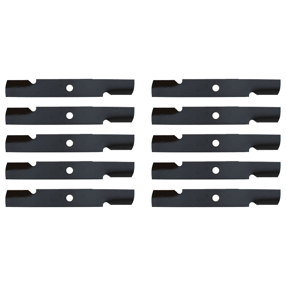 Qty 10: Notched Air-Lift Mower Blade
 Fits Toro Replaces 103-6387