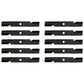 Qty 10: Notched Air-Lift Mower Blade
 Fits Toro Replaces 103-6387