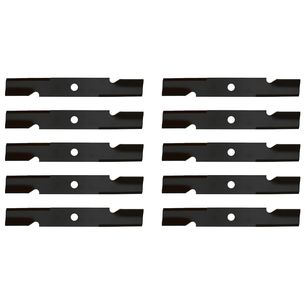 Qty 10: Notched Air-Lift Mower Blade
 Fits Toro Replaces 103-6387
