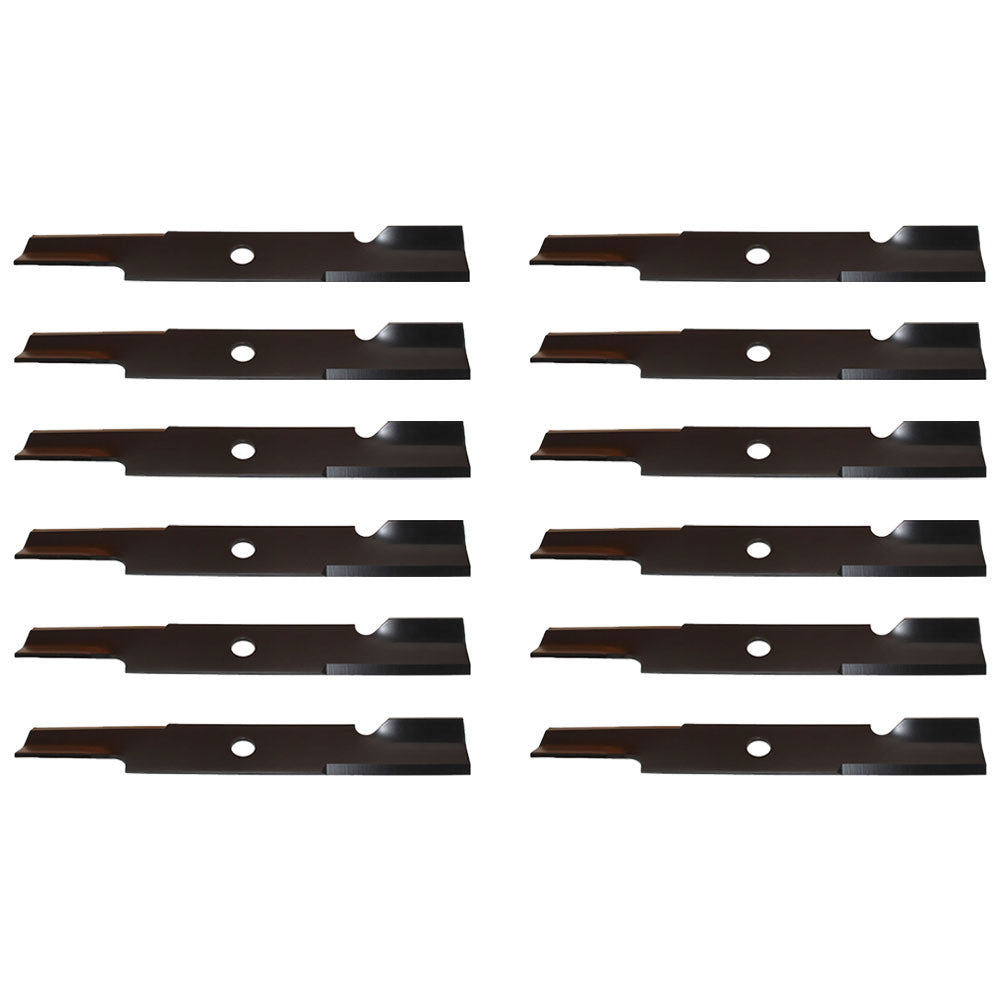 Qty 12: Notched Air-Lift Mower Blades Fits Toro Replaces 103-6387