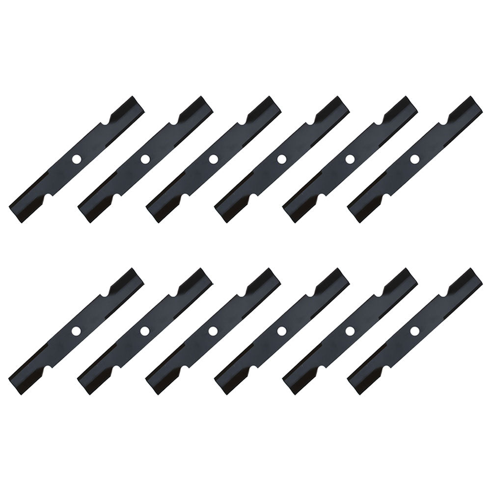 Qty 12: Notched Air-Lift Mower Blades Fits Toro Replaces 103-6387