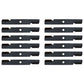 Qty 12: Notched Air-Lift Mower Blades Fits Toro Replaces 103-6387