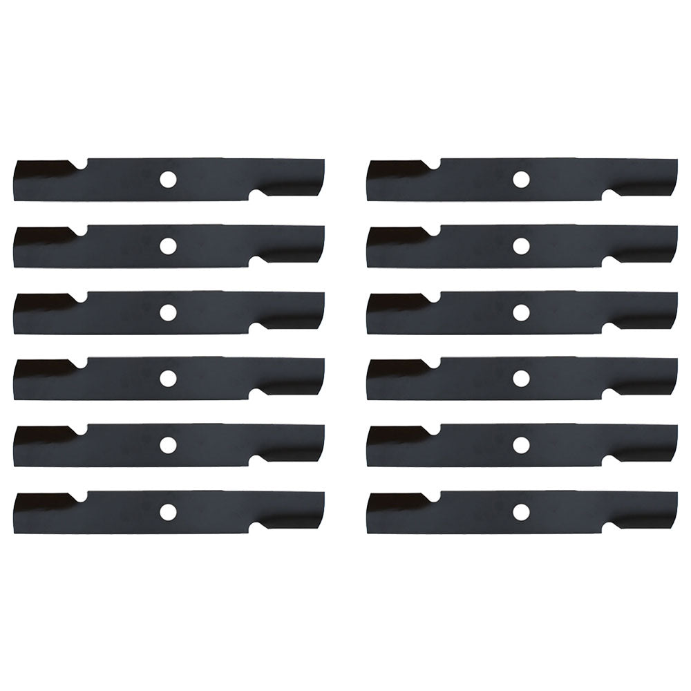 Qty 12: Notched Air-Lift Mower Blades Fits Toro Replaces 103-6387