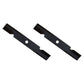 Qty 2: Notched Air Lift Mower Blade Fits Exmark Replaces 103-6387