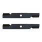 Qty 2: Notched Air Lift Mower Blade Fits Toro Replaces 103-6387