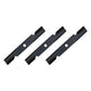 Qty 3: Notched Air-Lift Mower Blade Fits Toro Replaces 103-6387