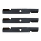 Qty 3: Notched Air-Lift Mower Blade Fits Exmark Replaces 103-6387
