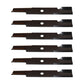Qty 6: Notched Air-Lift Mower Blade Fits Exmark Replaces 103-6387