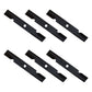 Qty 6: Notched Air-Lift Mower Blade Fits Toro Replaces 103-6387