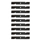 Qty 9: Notched Air-Lift Mower Blades Fits Exmark Replaces 103-6387