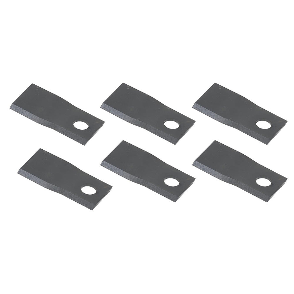 Qty 6: Counter-Clockwise Disc Mower Blade Fits Vicon Replaces 902.61.559