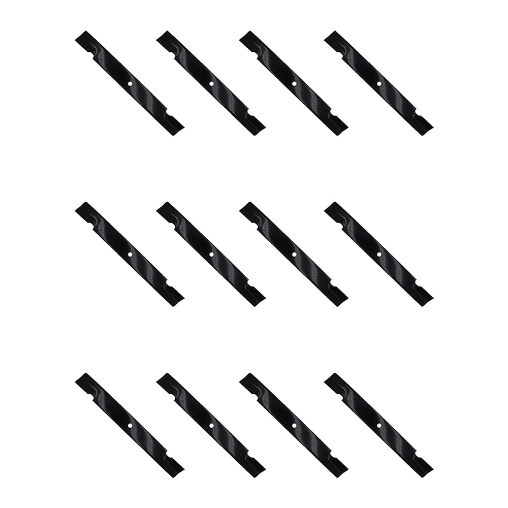 12-Pk 15096 Notched Blades for SCAG Turf Tiger Cheetah 61" Cut 482879