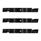 3PK Heavy Duty Blades for Scag Turf Tiger Cheetah 61 Cut Deck 482879 482881"