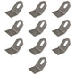 Qty 10: Flail Mower Blades Fits Alamo Replaces 100759