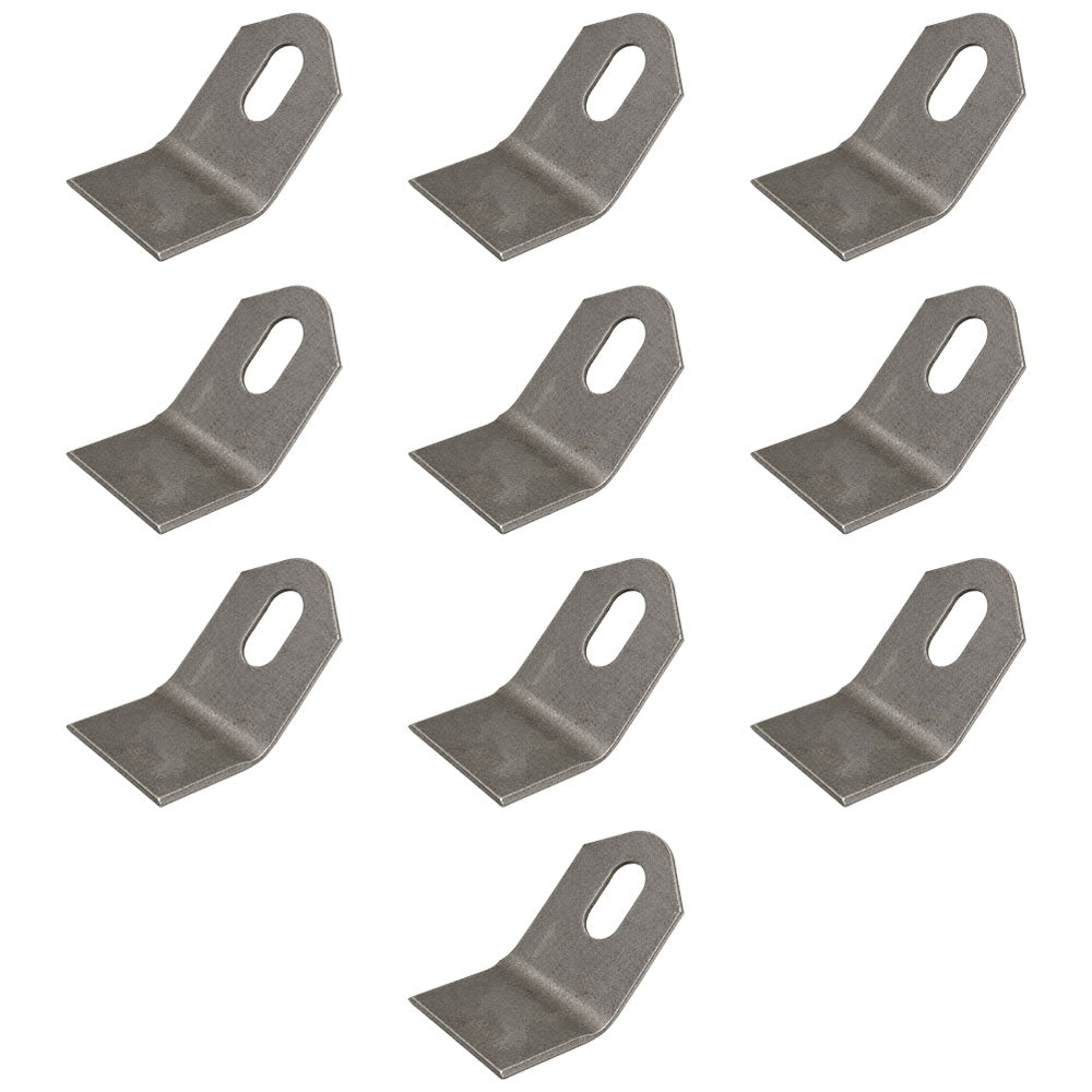 Qty 10: Flail Mower Blades Fits Rhino Replaces 100759