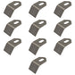 Qty 10: Flail Mower Blades Fits Rhino Replaces 100759