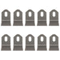 Qty 10: Flail Mower Blades Fits Rhino Replaces 100759