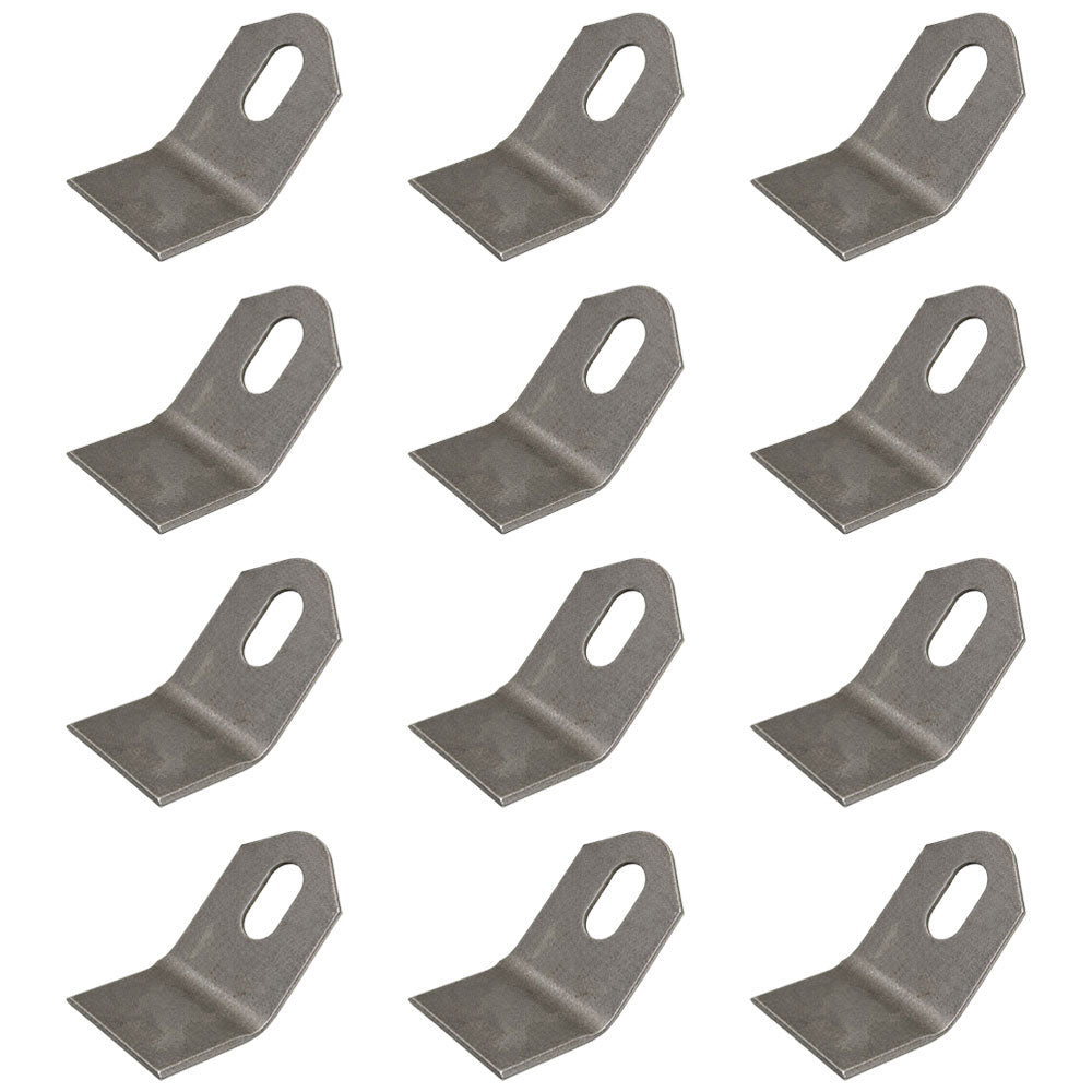 Qty 12: Flail Mower Blades Fits Alamo Replaces 100759