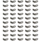 (50) Flail Mower Coarse Cut STD Duty Blades 654-100759 Fits Mott Flail Mowers