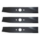 3 Pk Mower Blades Fits AYP Fits Craftsman 42" 25321 9484H 9480R (1020)